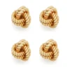 18Kt geelgouden knoopoorstekers
