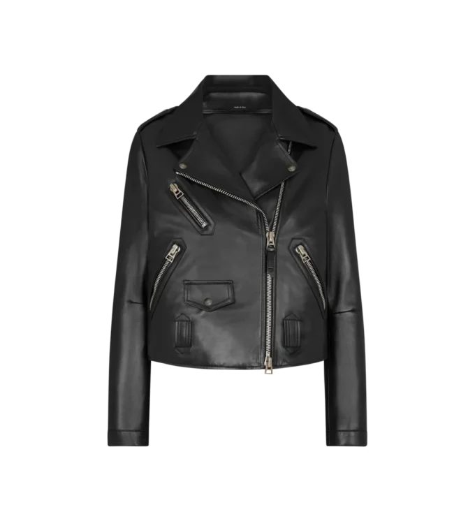 Asymmetrisch leren motorjack Asymmetrisch leren motorjack