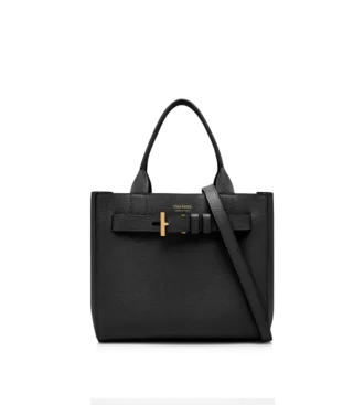 Audrey Small Tote van generfd leer