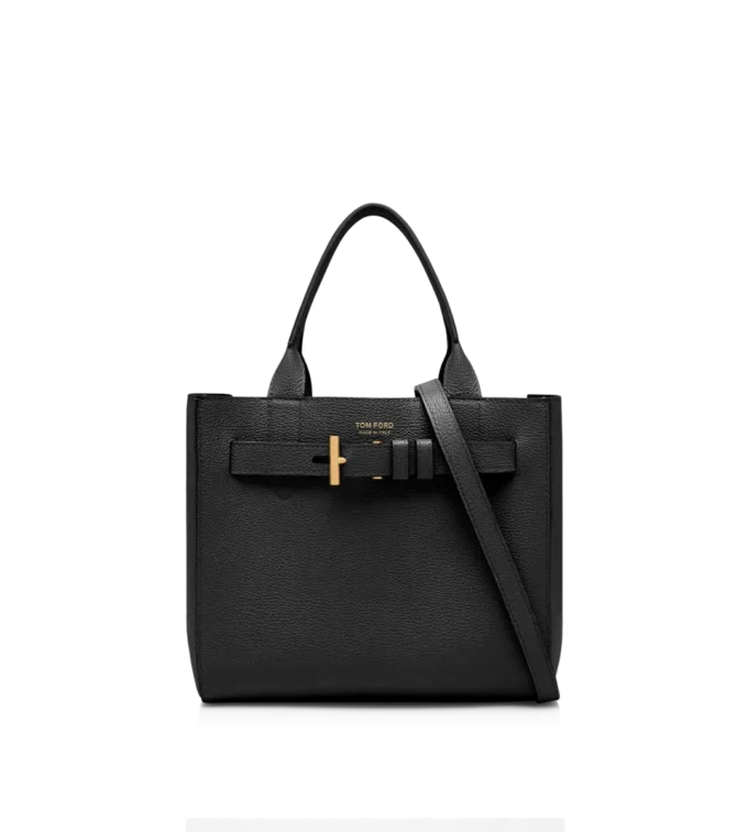Audrey Small Tote van generfd leer Audrey Small Tote van generfd leer