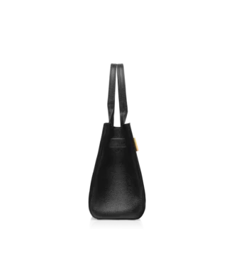 Audrey Small Tote van generfd leer