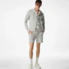 Badstof hoodie met ritssluiting