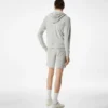 Badstof hoodie met ritssluiting