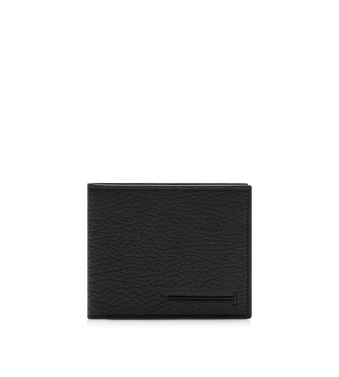 Bedrukte hertenleren langwerpige T-lijn klassieke bifold portemonnee Bedrukte hertenleren langwerpige T-lijn klassieke bifold portemonnee