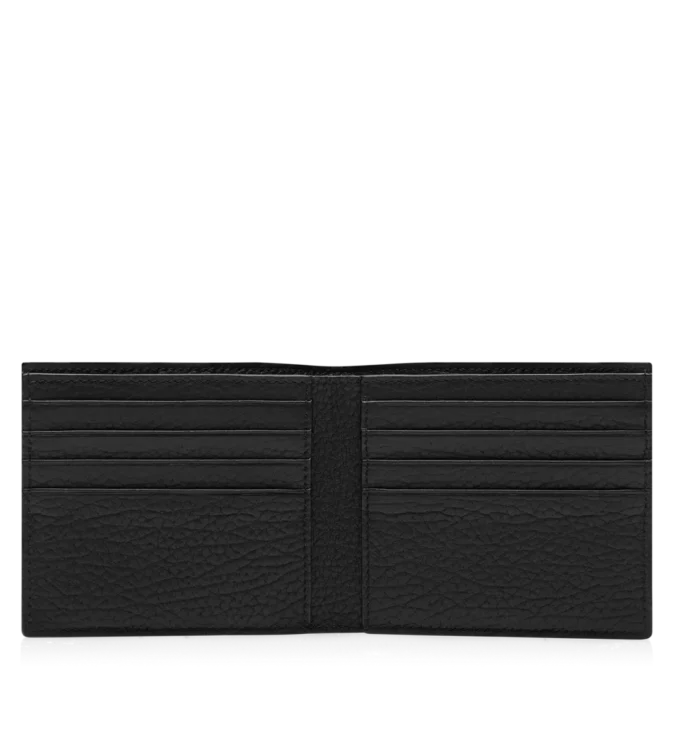 Bedrukte hertenleren langwerpige T-lijn klassieke bifold portemonnee Bedrukte hertenleren langwerpige T-lijn klassieke bifold portemonnee