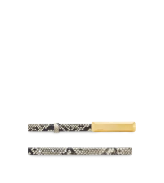 Bedrukte Python Bar Belt