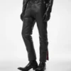Bikerbroek van generfd leer Bikerbroek van generfd leer