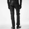 Bikerbroek van generfd leer Bikerbroek van generfd leer