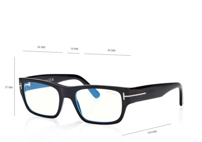 Blauwblokkende rechthoekige optische bril Blauwblokkende rechthoekige optische bril