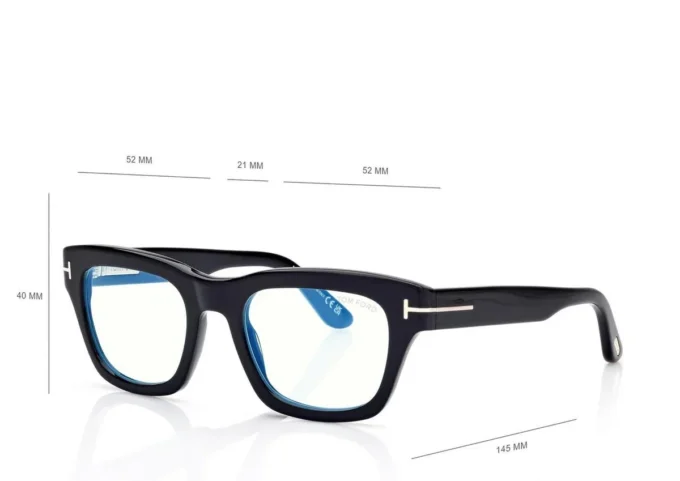 Blauwblokkende rechthoekige optische bril Blauwblokkende rechthoekige optische bril