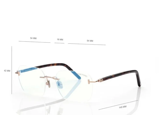 Blauwblokkende rechthoekige optische bril Blauwblokkende rechthoekige optische bril