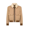 Blouson met dubbele, afneembare schapenvachtkraag