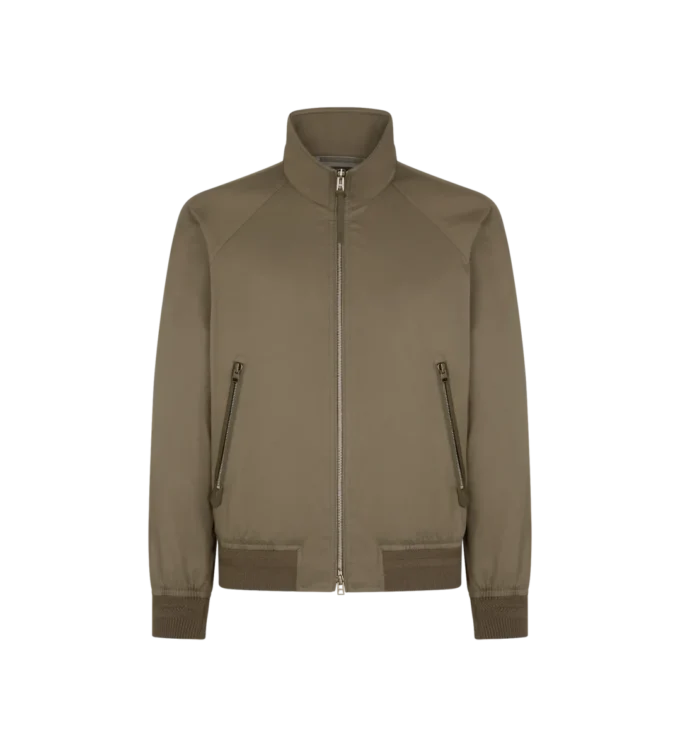 Blouson met kasjmiervoering