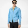 Blouson met kraag van kasjmier suède Blouson met kraag van kasjmier suède