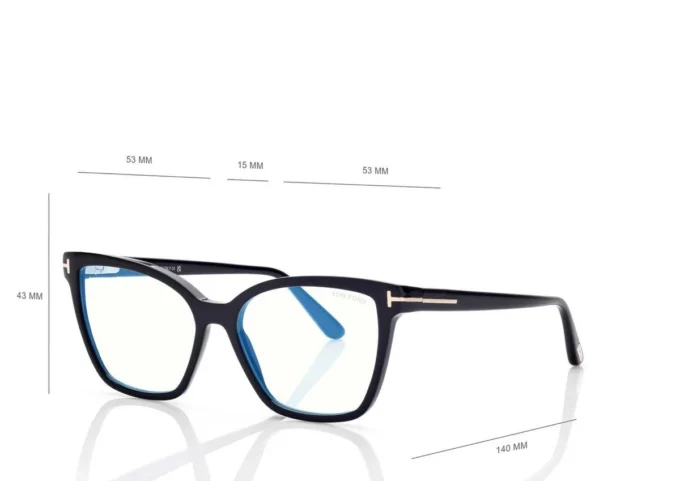 Blue Block Cat Eye-bril