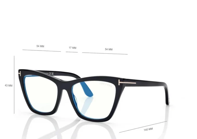 Blue Block Cat Eye Opticals met clip-on zonnebril Blue Block Cat Eye Opticals met clip-on zonnebril