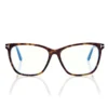 Blue Block Soft Cat Eye Shape Opticals