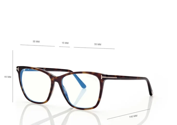 Blue Block Soft Cat Eye Shape Opticals