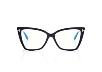 Blue Block Square Cat Eye Opticals