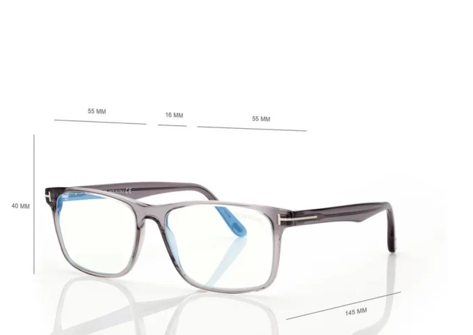Blue Block Square Opticals