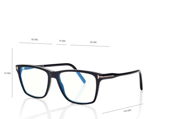 Blue Block Square Opticals