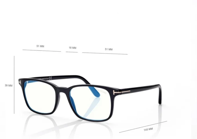 Blue Block Square Opticals