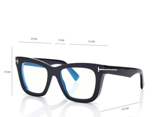 Blue Block Square Opticals