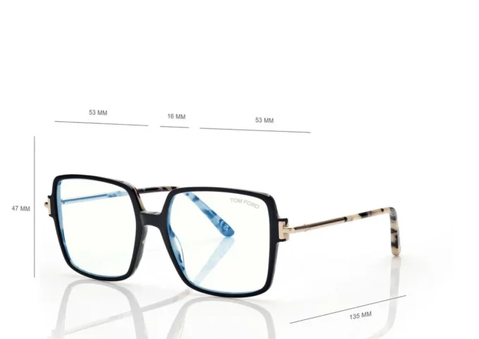 Blue Block Square Opticals