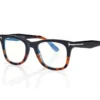 Blue Block vierkante bril met clip-on zonnebril Blue Block vierkante bril met clip-on zonnebril