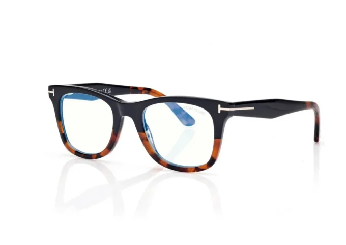 Blue Block vierkante bril met clip-on zonnebril Blue Block vierkante bril met clip-on zonnebril