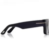 Blue Block vierkante bril met clip-on zonnebril Blue Block vierkante bril met clip-on zonnebril