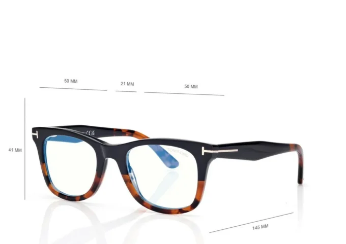 Blue Block vierkante bril met clip-on zonnebril Blue Block vierkante bril met clip-on zonnebril