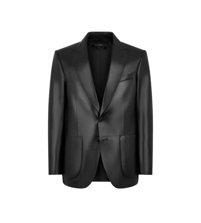 Boterzachte leren blazer Boterzachte leren blazer
