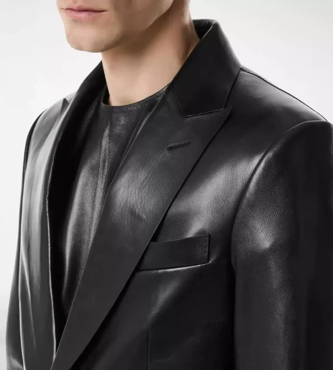Boterzachte leren blazer Boterzachte leren blazer