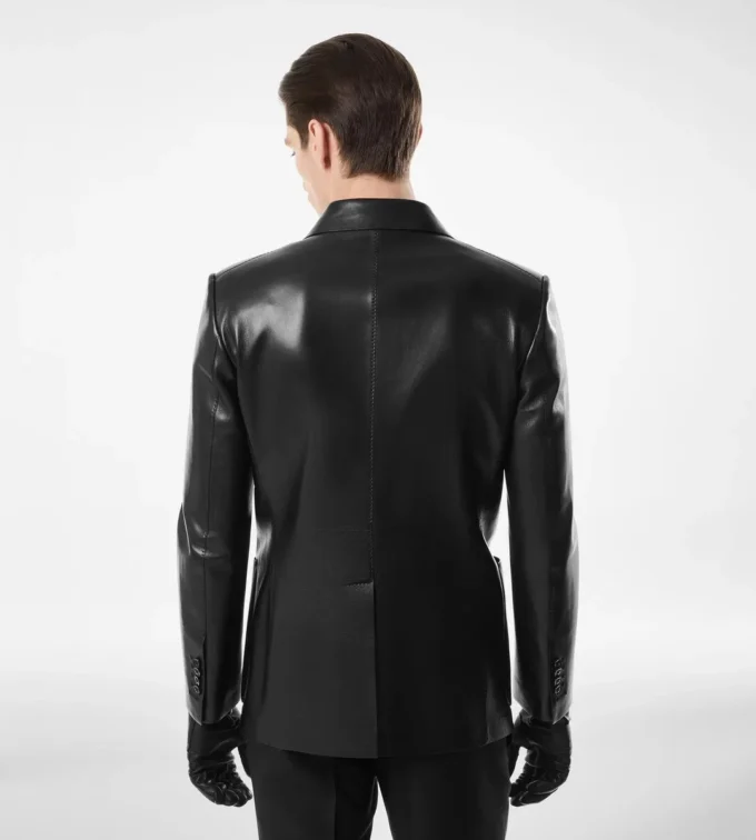 Boterzachte leren blazer Boterzachte leren blazer