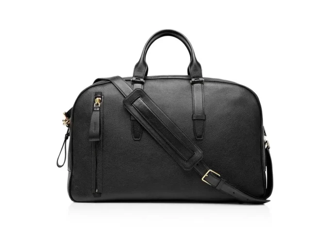 Buckley-bowlingtas van generfd leer Buckley-bowlingtas van generfd leer
