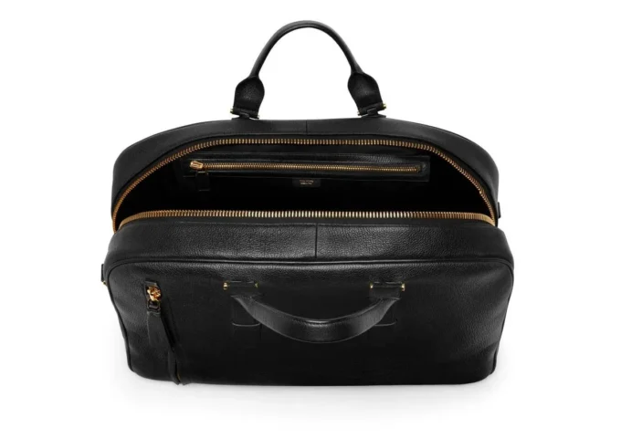 Buckley-bowlingtas van generfd leer Buckley-bowlingtas van generfd leer