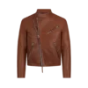 Buffalo Grain Leather Asymmetric Racer Buffalo Grain Leather Asymmetric Racer