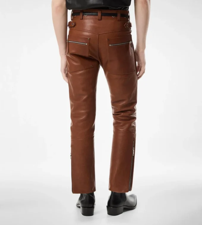 Buffalo Grain Leather Biker Pant Buffalo Grain Leather Biker Pant