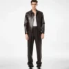 Buffalo Grain Leather Western Jacket