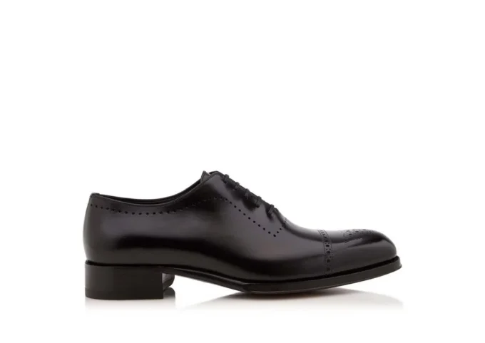 Burnished Leather Edgar Brogue Lace Up