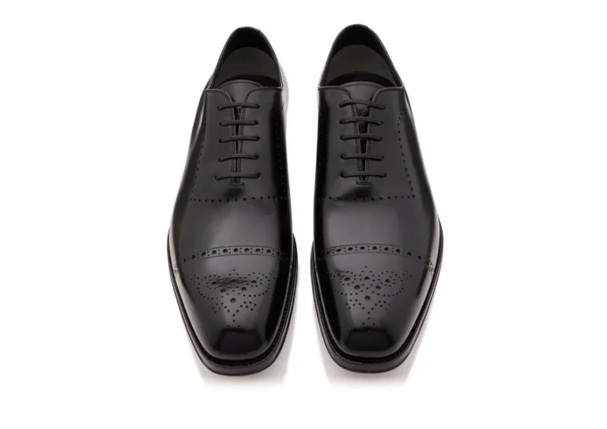 Burnished Leather Edgar Brogue Lace Up