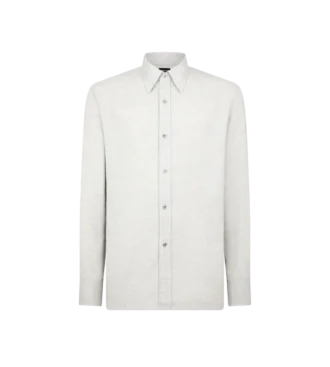 Cashmere Melange Fluid Fit Shirt