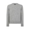 Cashmere trui met ronde hals