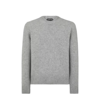 Cashmere trui met ronde hals