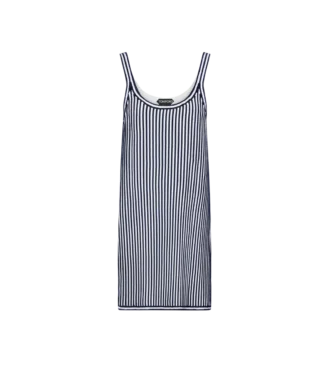 Cocktailjurk met paillettenborduursel en zijden tanktop