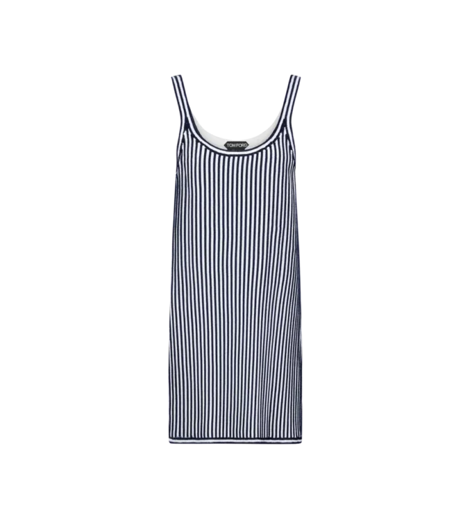 Cocktailjurk met paillettenborduursel en zijden tanktop Cocktailjurk met paillettenborduursel en zijden tanktop