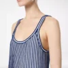 Cocktailjurk met paillettenborduursel en zijden tanktop Cocktailjurk met paillettenborduursel en zijden tanktop