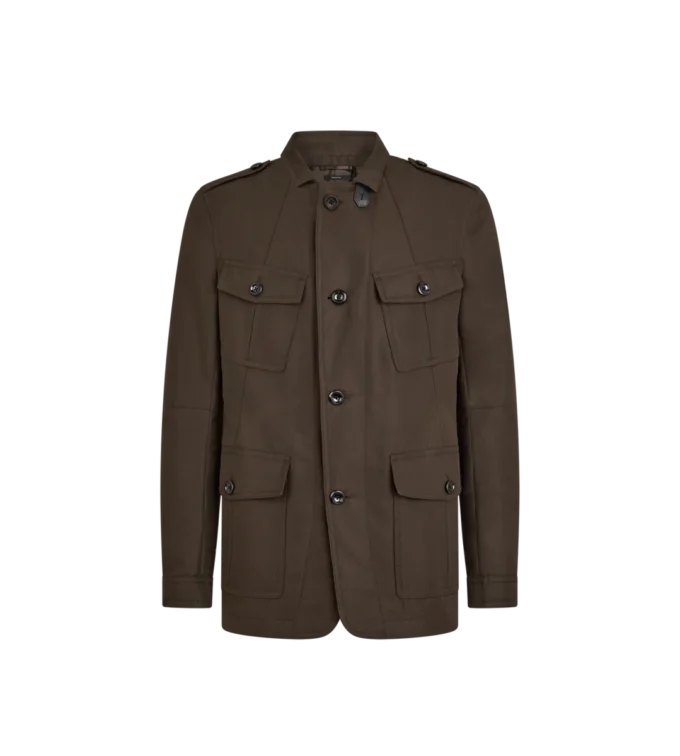 Compact nylon militair jasje