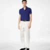 Contrast Piping Cashmere Silk Polo Contrast Piping Cashmere Silk Polo